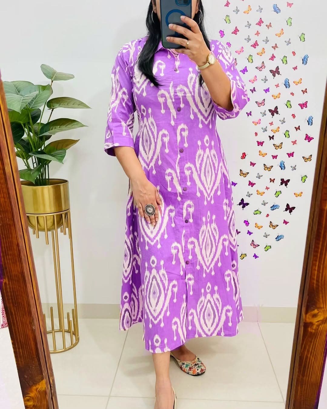 Contemporary A-Line Shirt Kurti for Women - Image 3